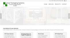 Desktop Screenshot of lamarpackagingsystems.com