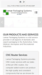 Mobile Screenshot of lamarpackagingsystems.com